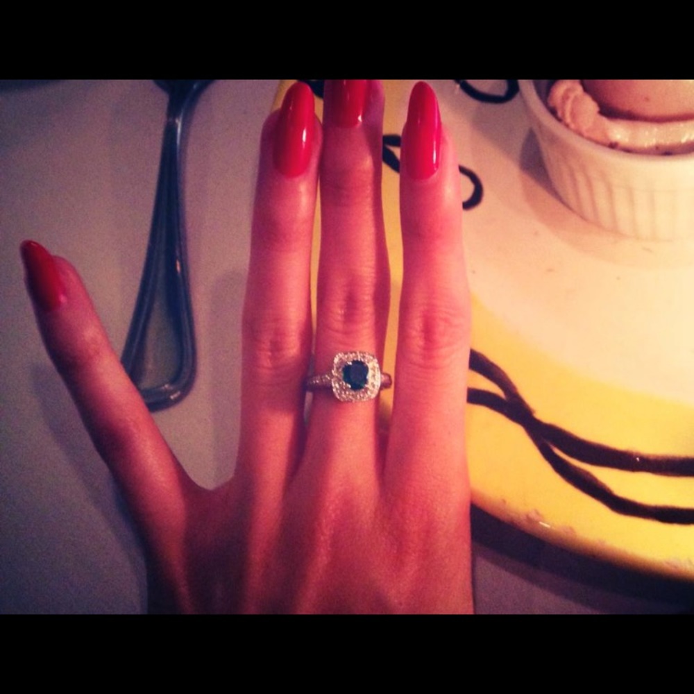 Emerald and Diamond Ring